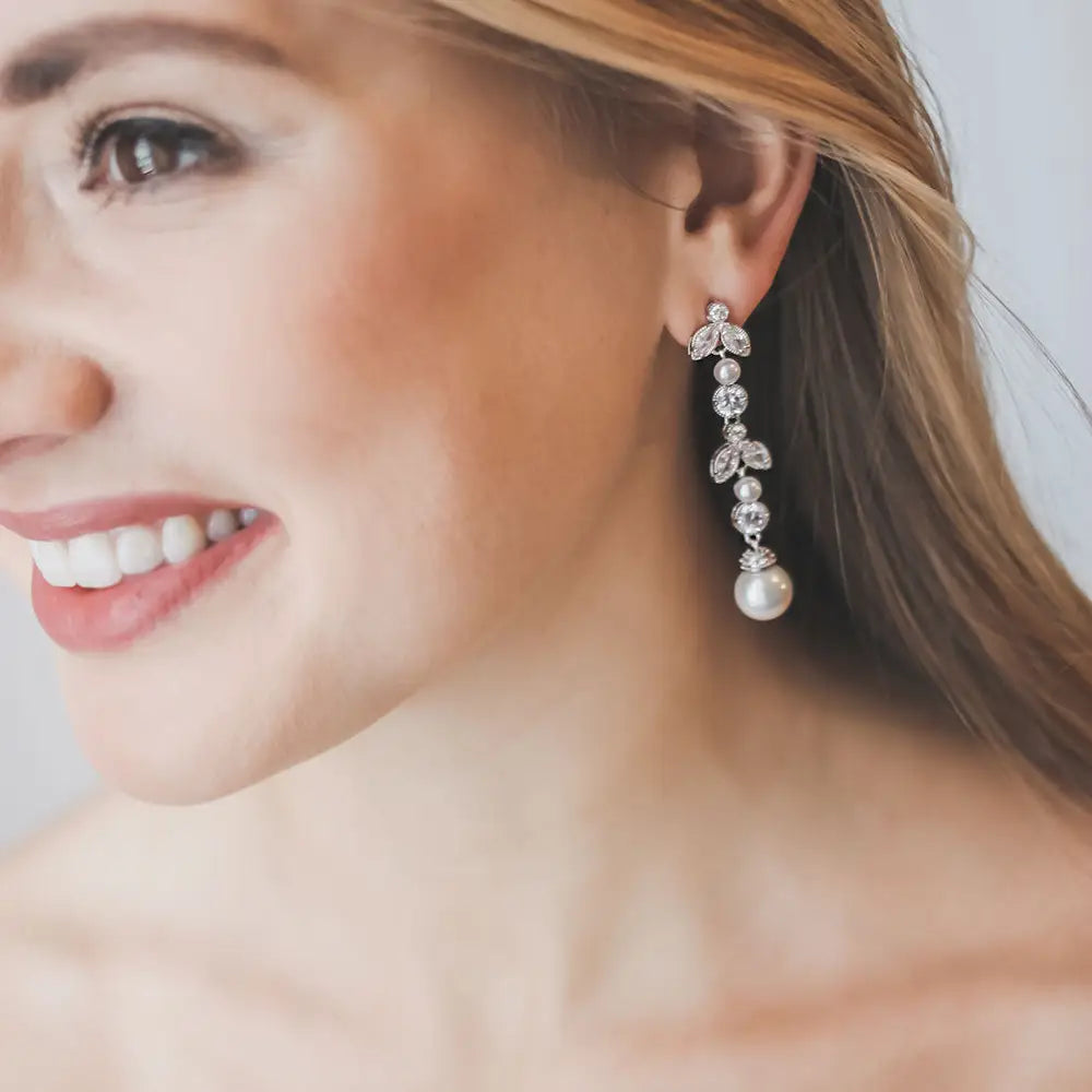 Sabrina Pearl Drop Earrings