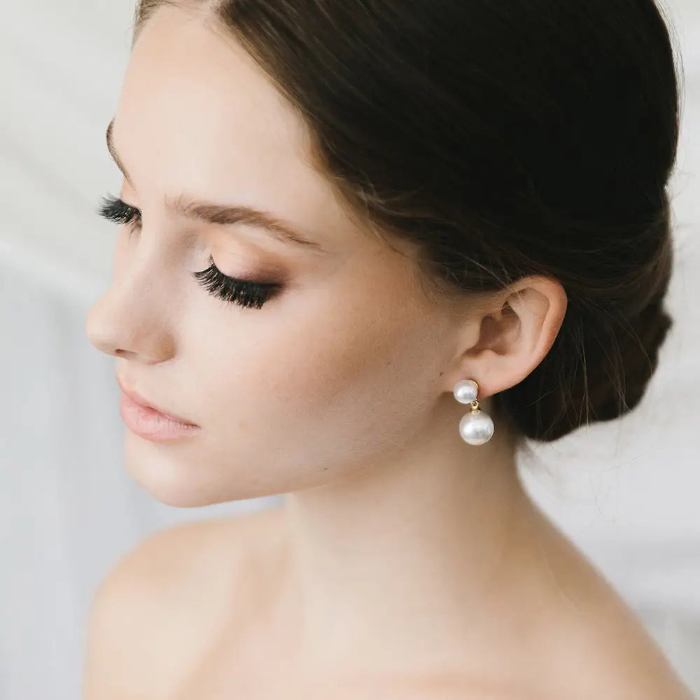 Nadine Pearl Dangle Earrings