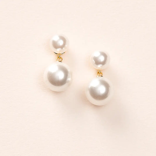 Nadine Pearl Dangle Earrings